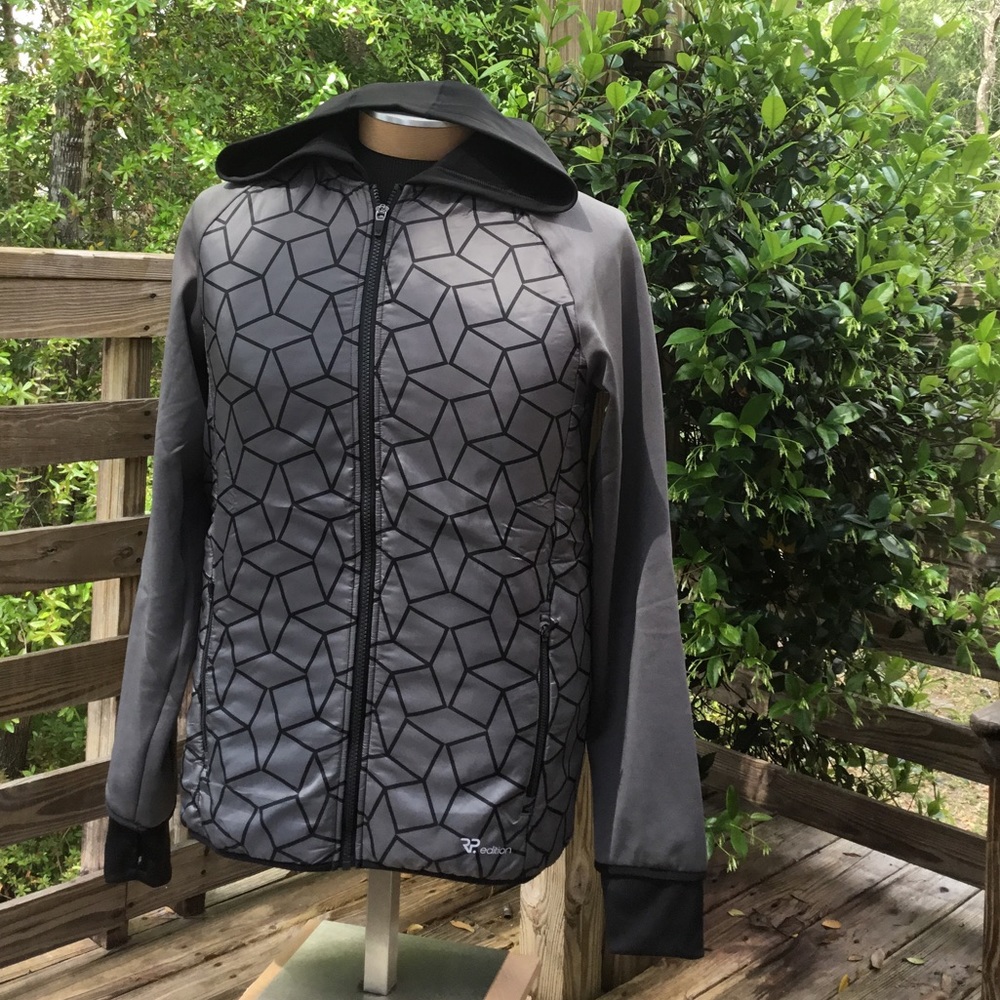 ⬇️ Men Runners Point Bomber Jacket NEW NO TAGS👞 - Picture 2 of 8